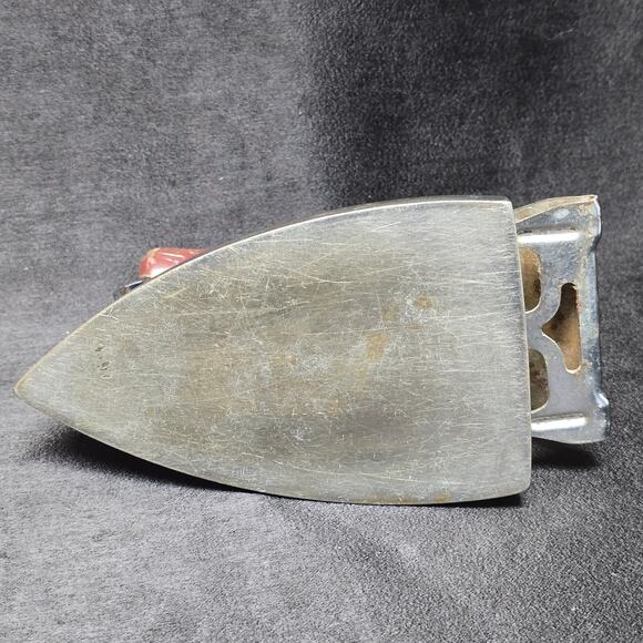 Vintage General Electric Hotpoint Iron GE Wooden Handle - Picture 7 of 11